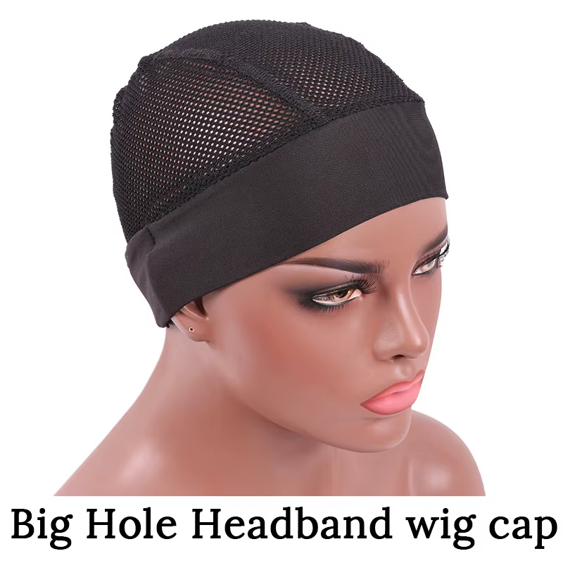 Plussign – bonnet de perruque à grand trou, pour tresser au Crochet, pour la fabrication de perruque