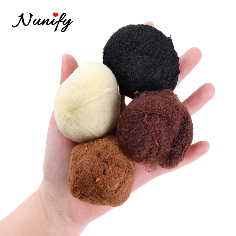 Nunify 5Mm filets à cheveux en Nylon Invisible jetable filet à cheveux Ballet danse Snoods filet chi