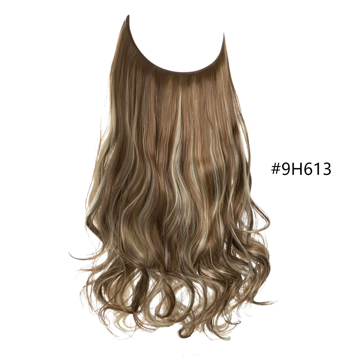 Extensions de cheveux synthétiques sans Clip, faux cheveux artificiels naturels ombrés blonds noirs
