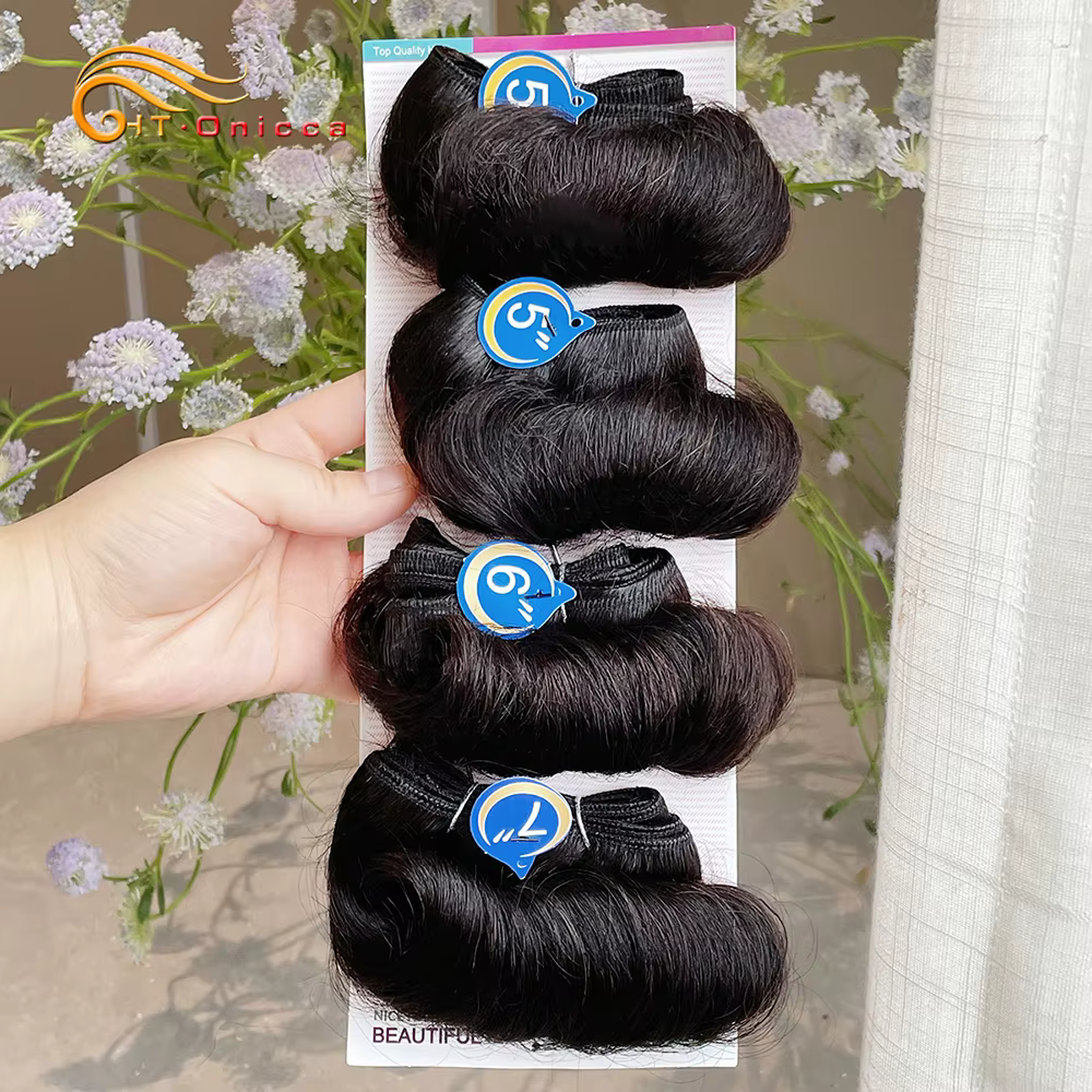 Extensions de cheveux humains bouclés indiens pour femmes, 100% cheveux humains rebondissants, faisc