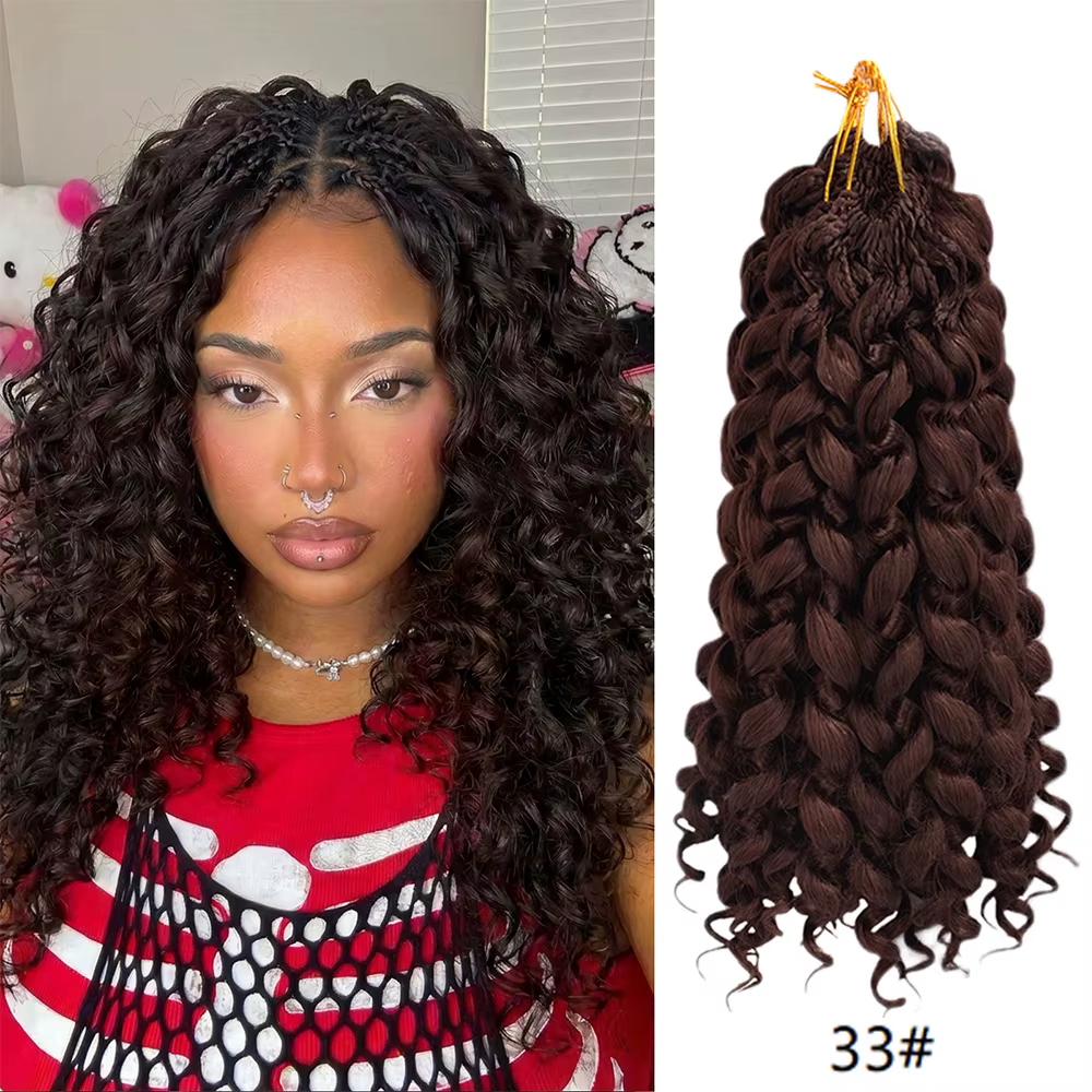 Extensions de cheveux au crochet Gogo Curl, 12 pouces, synthétiques, courtes et bouclées, pour femme