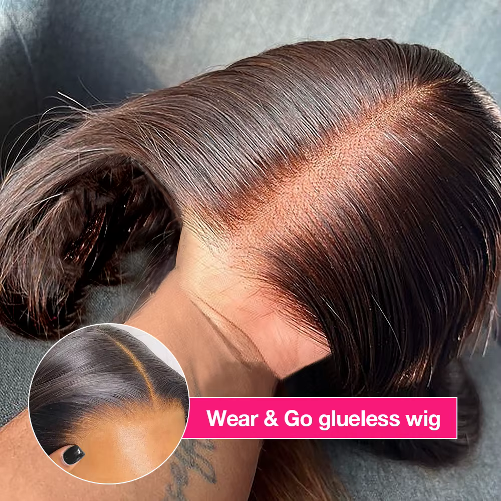 200 densité 7x5 perruque sans colle perruque de cheveux humains prêt à porter 13x6 HD perruque de de