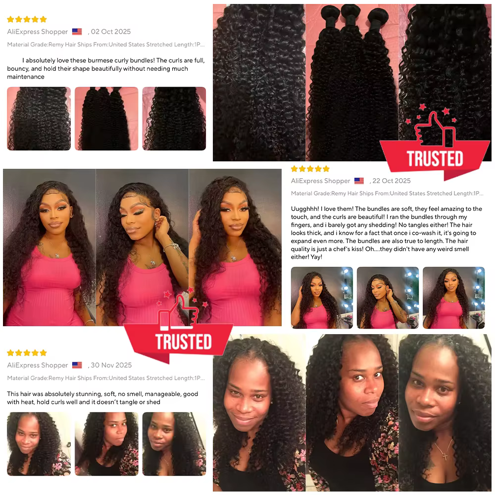 32 Inch Kinky Curly Pelucas De Cabello 100 Humano 1/3/4 Pcs Faisceaux Bouclés Jerry Tissage Cheveux