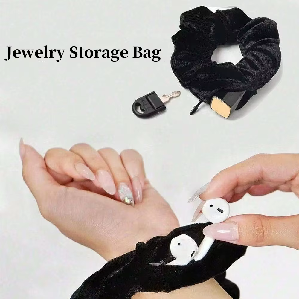 1/3/5 pièces portables ⁣ Étui de rangement pour cravates de cheveux, vue secrète cachée, chouchou po