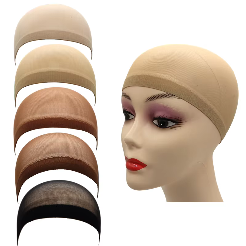 2 pièces/sac bas supérieur bonnet de perruque filet pour tissage de cheveux filets de perruque noir