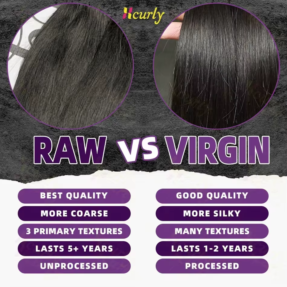 Extensions de Cheveux Humains Bruts Vierges Non Traités Lisses 12A – Lots de 2/3/4 Pièces de Cheveux