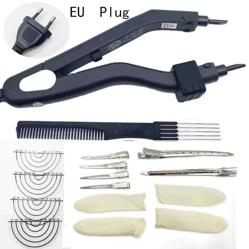 Pince à extensions capillaires professionnelle à pointe chauffante intelligente, outil de connexion 