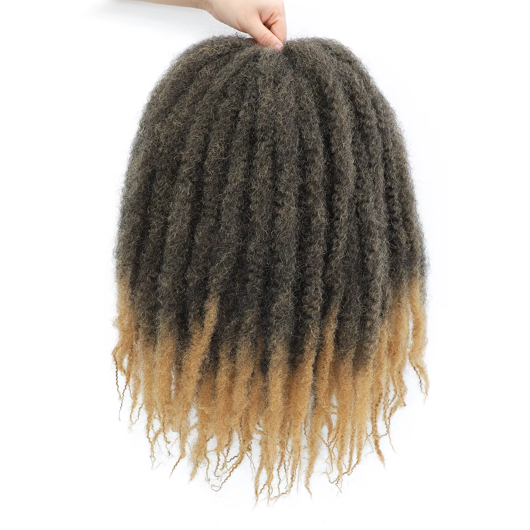 Cheveux à tresser Marley Twist 10-18 pouces, cheveux synthétiques afro crépus pour tresses au croche