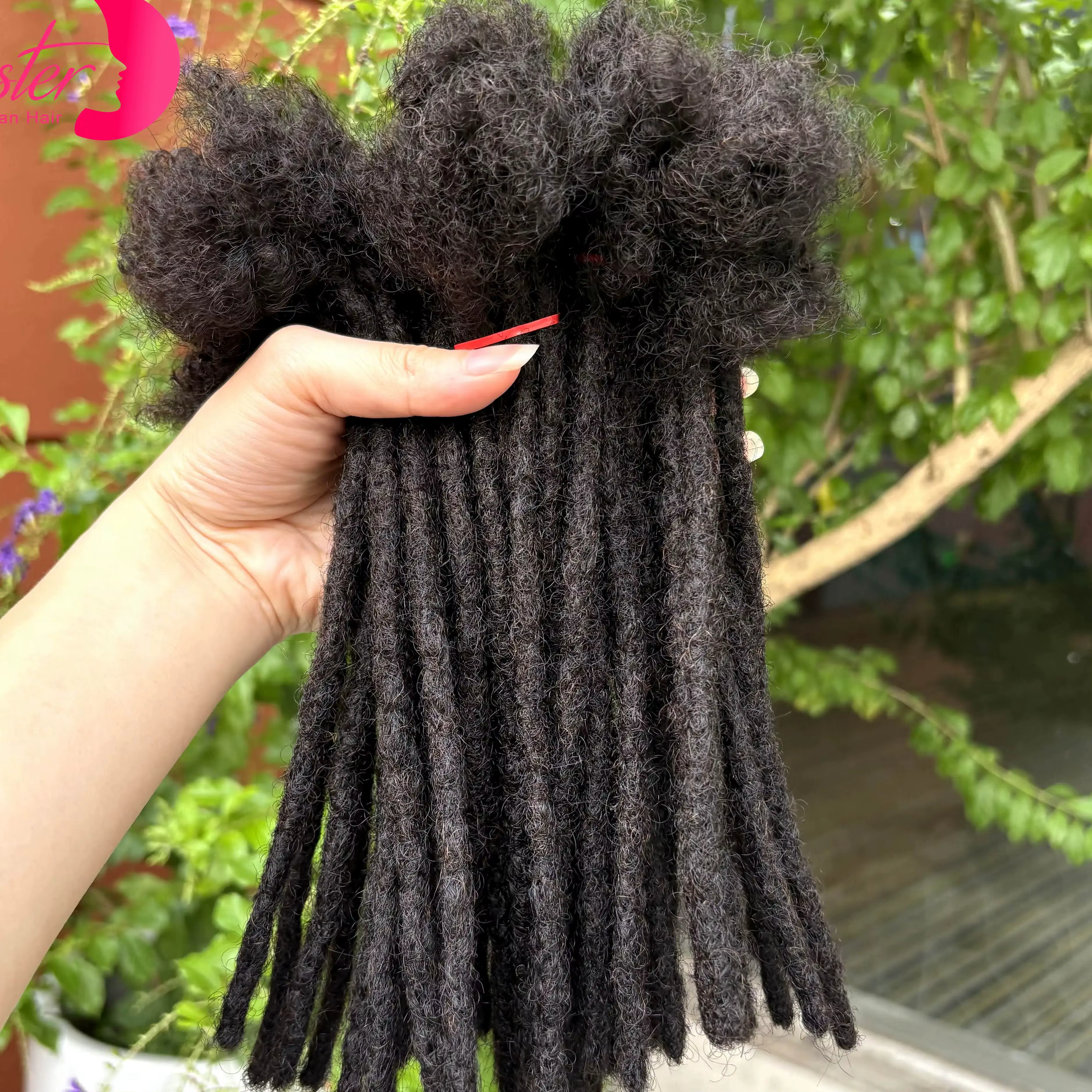 100% Extensions de cheveux humains Inter Loc 0.6 cm de largeur 4-8 pouces 50 brins Extensions de dre