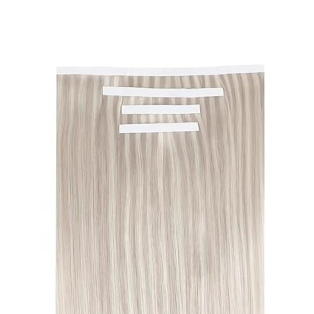 Bande Invisible pleine brillance dans les Extensions de cheveux de trame cheveux humains 4 pièces tr