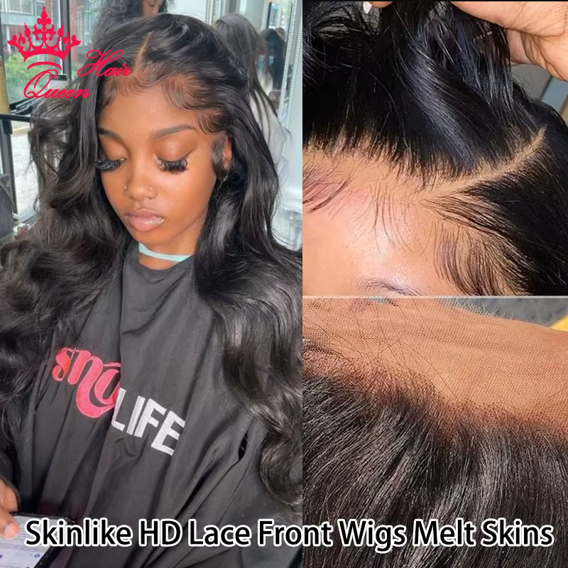 Queen Hair Real HD Invisible Wig 13x6 13x4 5x5 6x6 7x7 Undetectable Lace 100% Raw Human Hair Wigs Bo