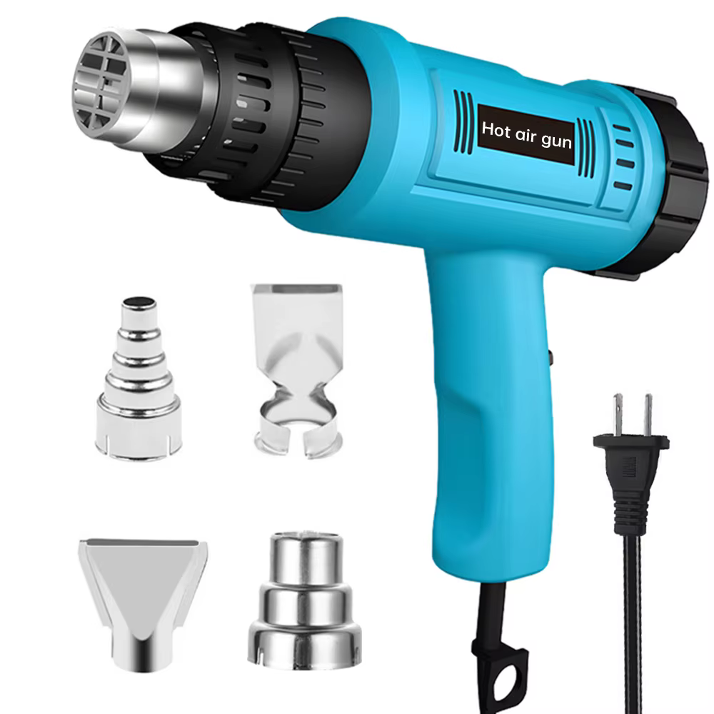 Pistolet à Air chaud industriel 2000W 220V/110V, avec thermorégulateur, prise ue/US, emballage rétra