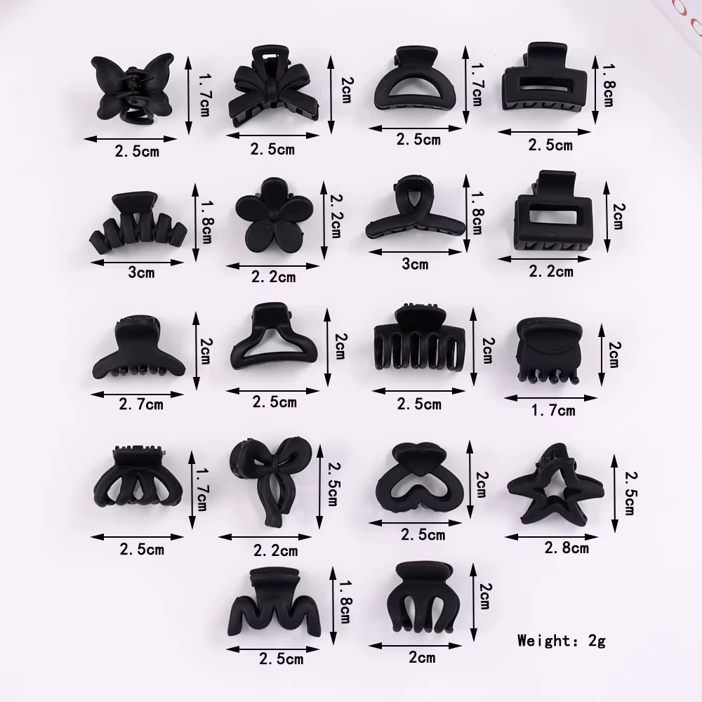 Pinces à cheveux à petites fleurs pour femmes et filles, 10 pièces/ensemble, pinces à mâchoire recta
