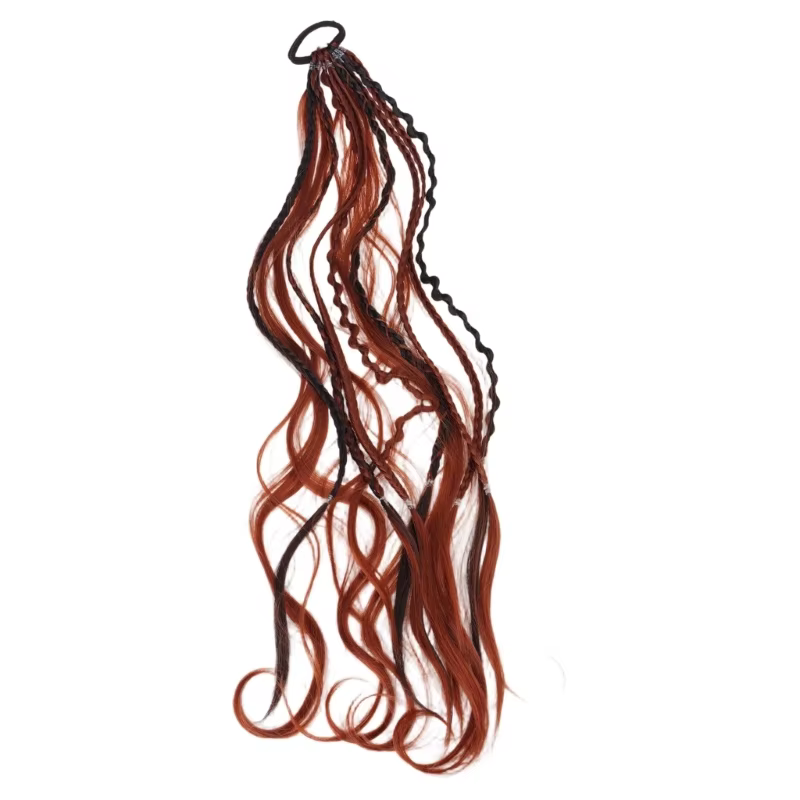Extension cheveux queue cheval élastique, pour femmes hommes, accessoire cheveux à mode, postiche tr