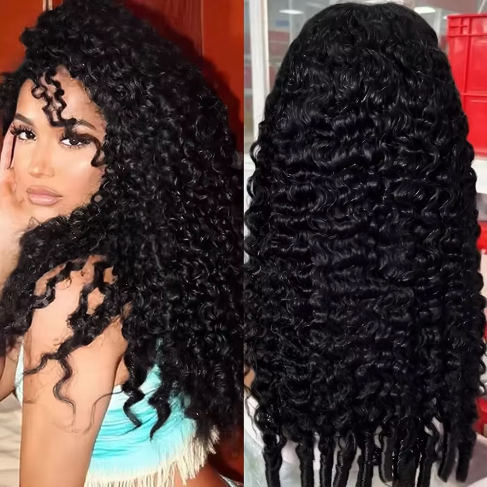 Perruques de cheveux humains bouclés birmans 12A cheveux vietnamiens 13X6 Hd perruque avant de dente