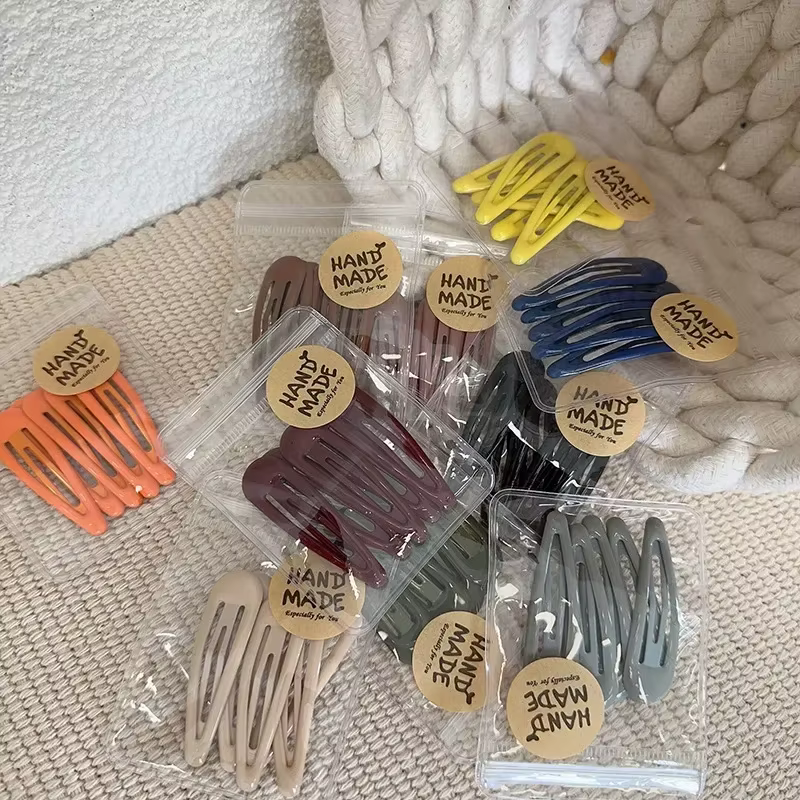 5 pièces/lot petits Clips BB pince latérale de cheveux délicate frange Simple épingles à cheveux tem