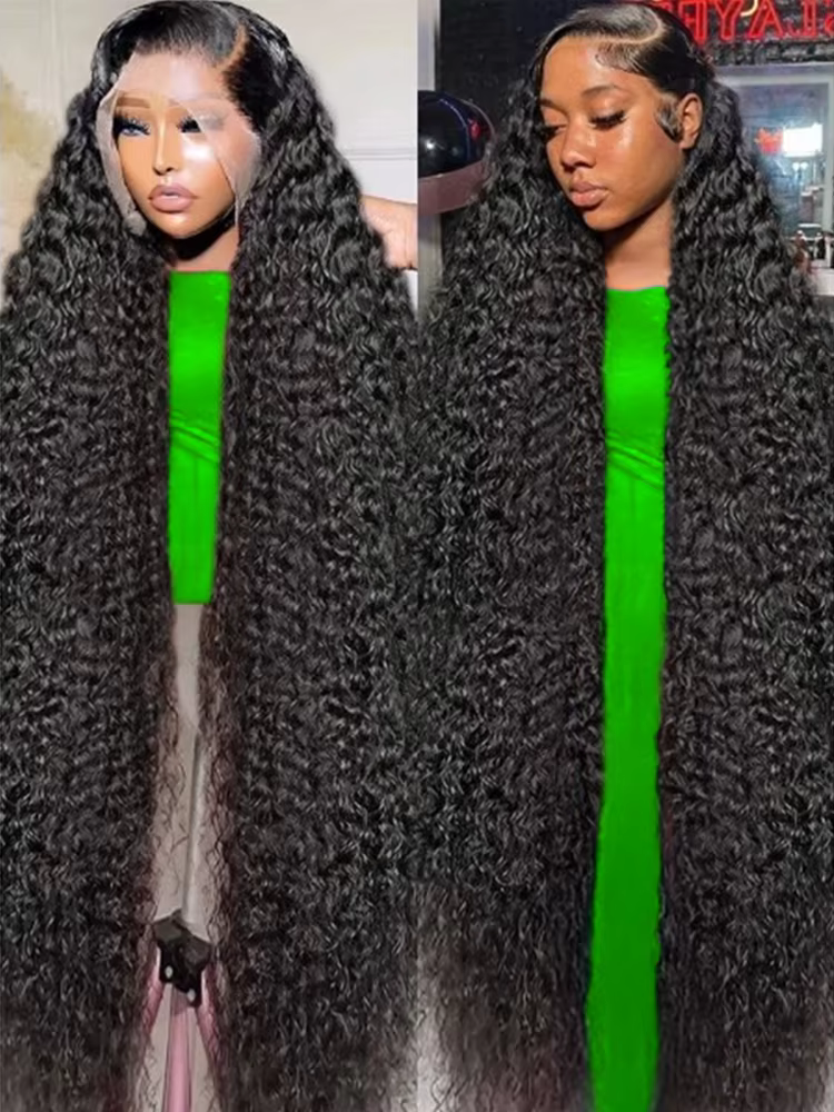 CEXXY 250% 30 40 46Inches Perruque 13x6 Transparent Lace Cheveux Humains Full Lace Perruques Brésili