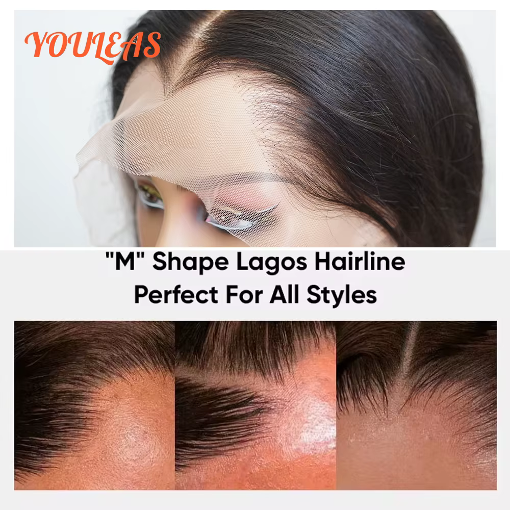 Lagos délié Afro crépus bouclés perruques perruques de cheveux humains court Bob perruques 13x4 dent