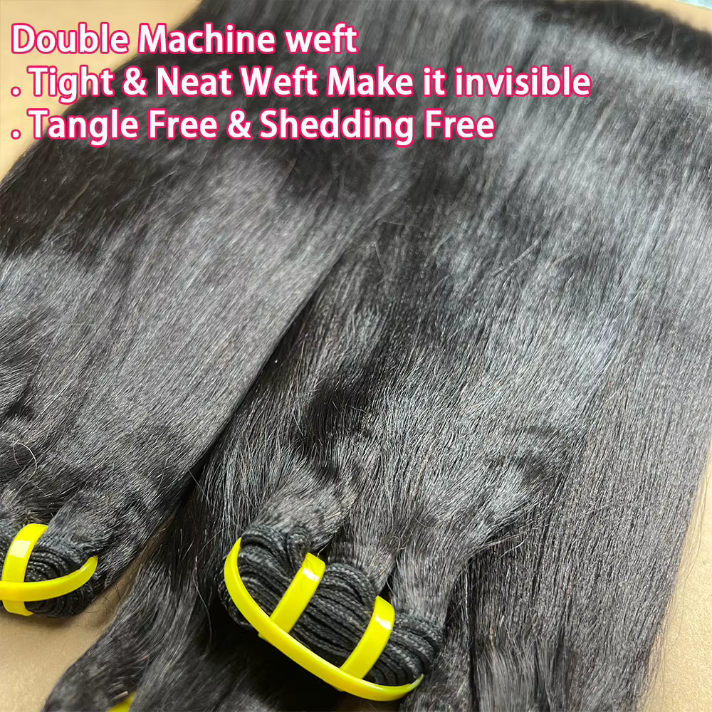 Mèches Yaki naturelles crépues lisses, Extensions de cheveux bruts, 8 à 30 pouces, pour femmes, 1/3/