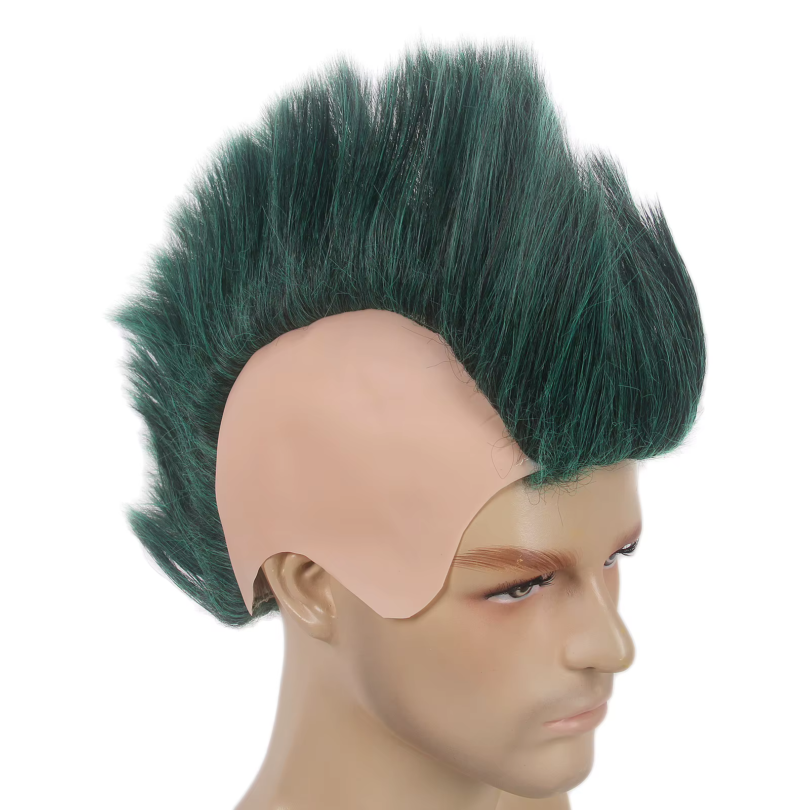 REEWES – perruque Mohawk pour hommes adultes, casquette chauve, Cosplay, perruque de célébrité d'hal