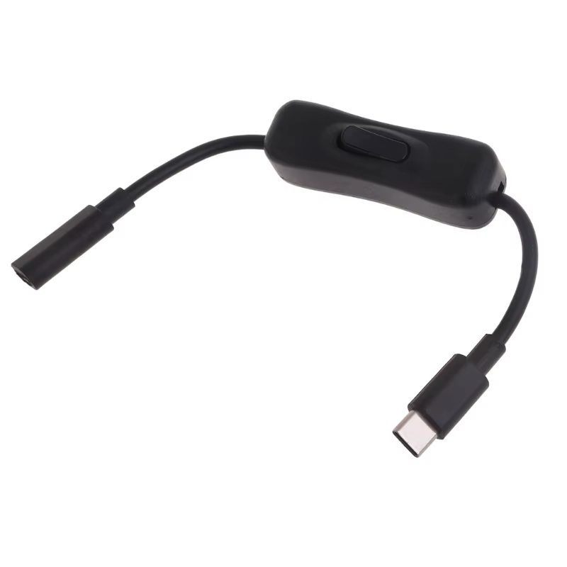 Câble d'extension USB C avec interrupteurs marche/arrêt – Parfait pour le chargement et le transfert