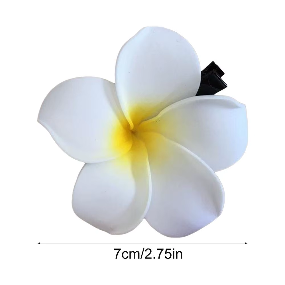 Pince à cheveux Plumeria, pince à cheveux Frangipani pour mariage, jolies pinces à cheveux fleur de 
