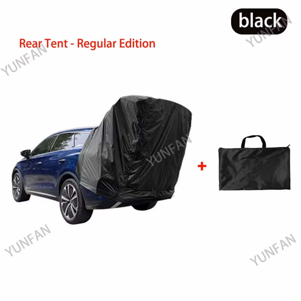Tente d'extension arrière de voiture résistante au soleil et à la pluie avec auvent, tente de campin