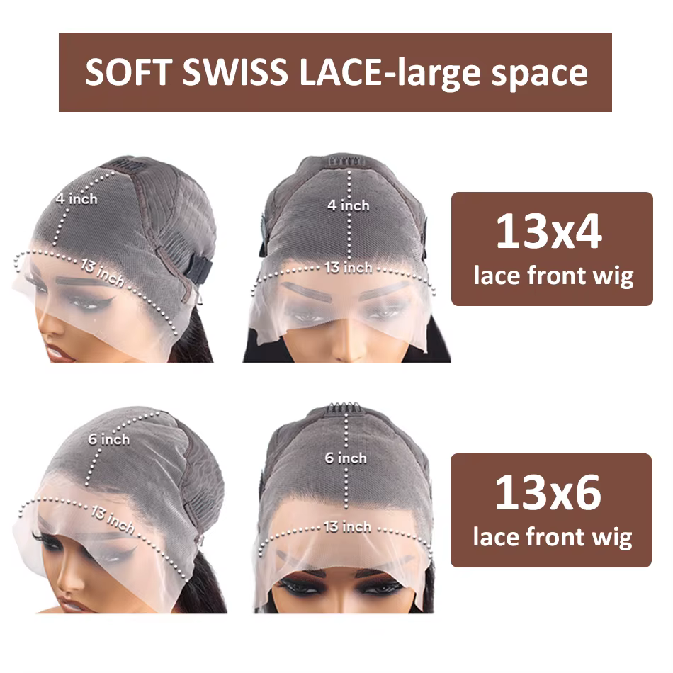 30 36 pouces miel blond perruque cheveux humains 13X6 eau vague profonde frontale perruque 13X4 bouc