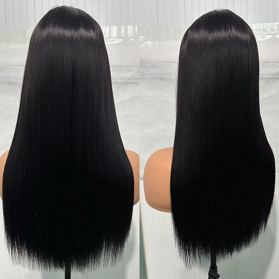 Sophia-Perruques de cheveux humains vierges droites, Super Double proximité Wn, Wear matchs Go, Chev