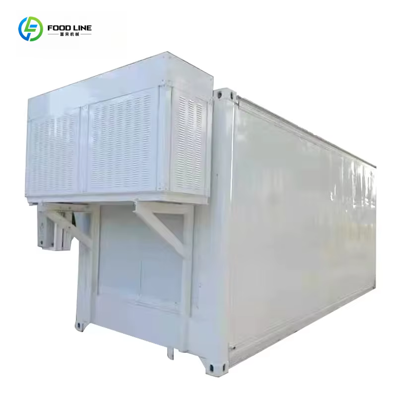 Chambre froide pour fruits et légumes, conteneur de 20 et 40 pieds, installation facile et personnal