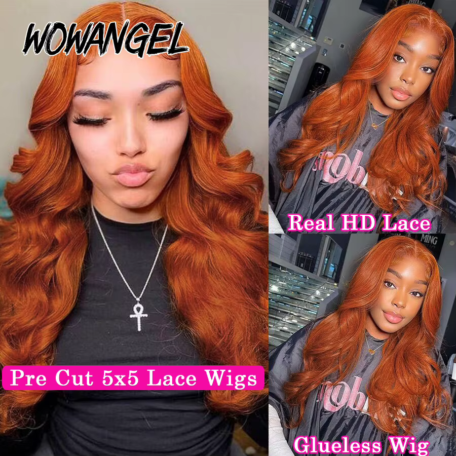 Wow Angel-Perruque Brésilienne Ondulée avec Filet de Fixation en Dentelle, Accessoire Capillaire en