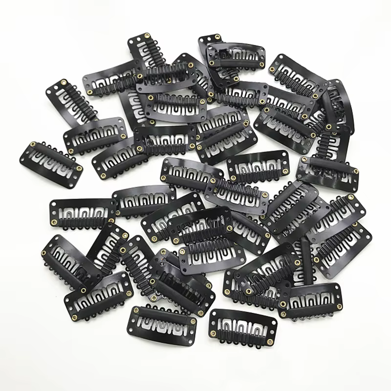 5 pièces/10 pièces/20 pièces pince dans l'extension de cheveux perruque Clips pour cheveux humains f