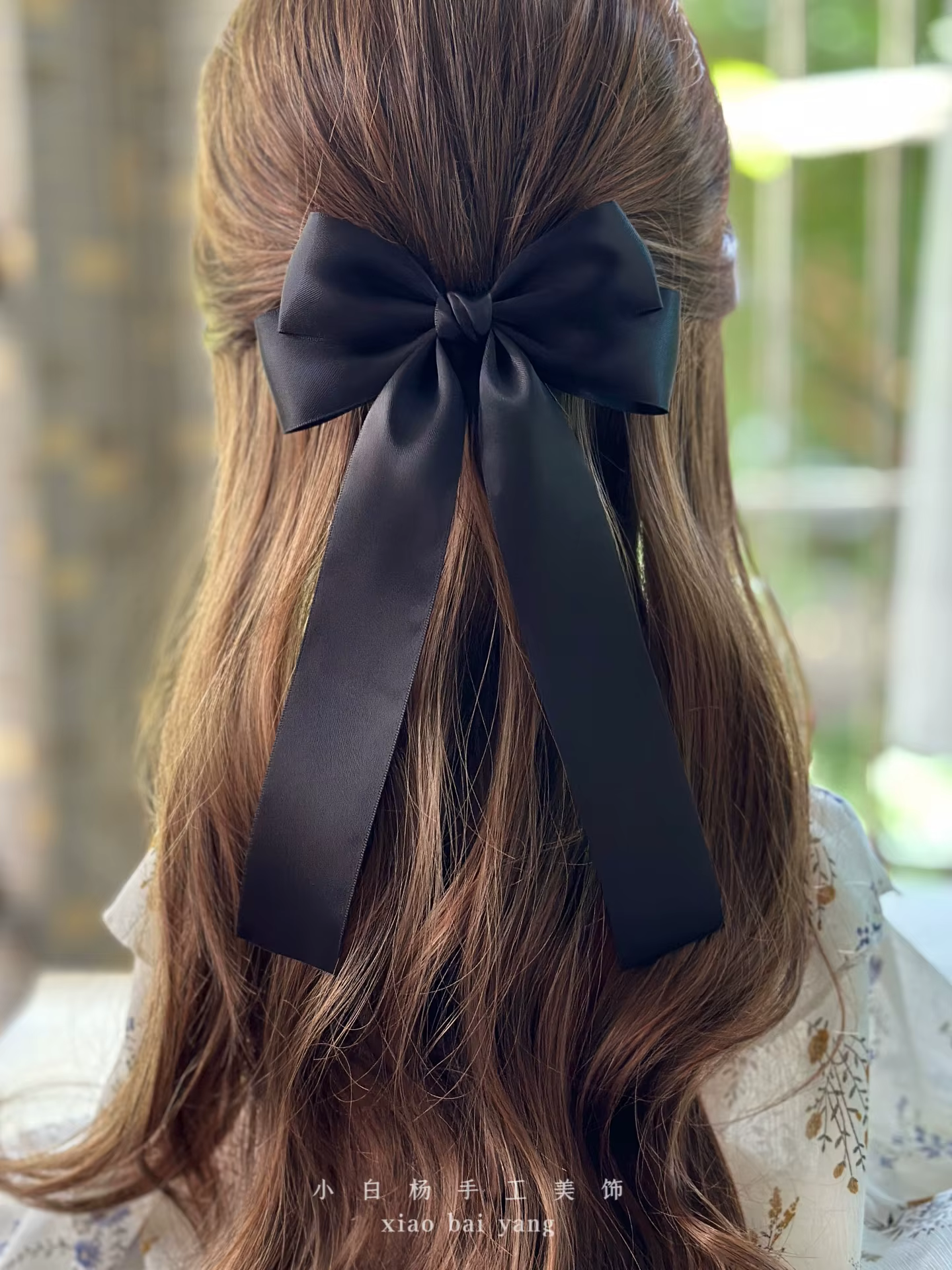 Barrette à cheveux en tissu style coréen pour femmes et filles, nœud en ruban, pince à ressort, acce