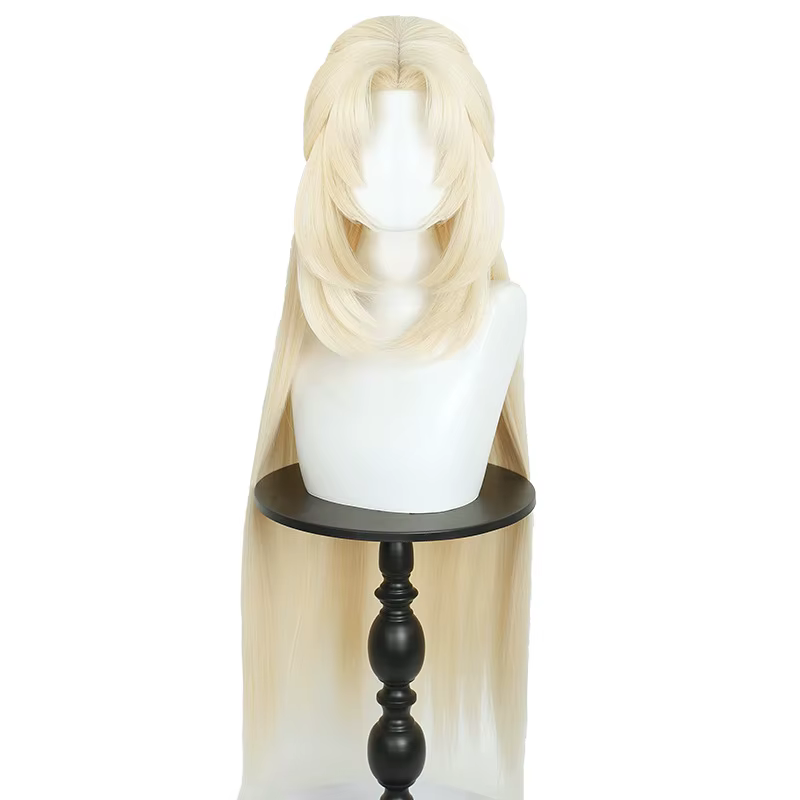 Nicole Reeyn Cosplay perruque Anime jeu Genshin Impact cheveux Rose Net perruques