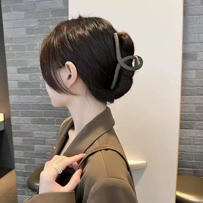 Pinces à cheveux pour femmes, 2/4 pièces, épingle à cheveux croisée mate, grandes pinces à cheveux e
