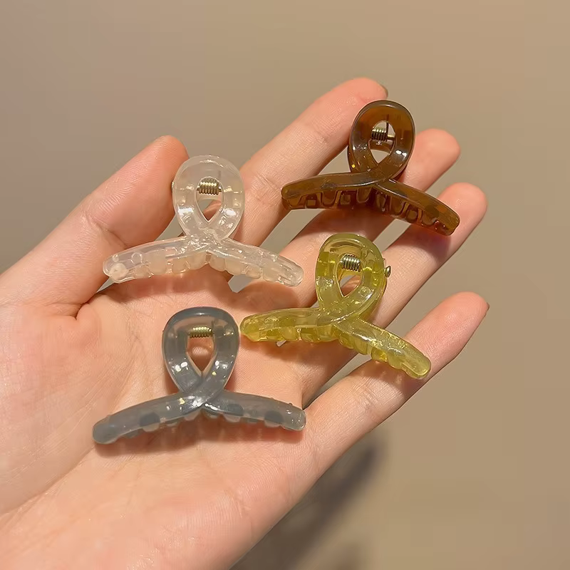 Mini pince à cheveux mignonne pour petite fille, 4.5cm, frange Semi-transparente, Clip latéral, peti