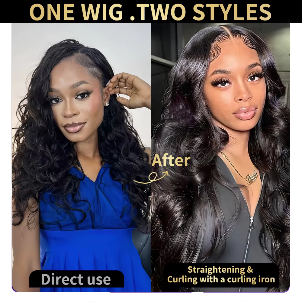 Extensions de cheveux humains en crochet Body Wave pré-séparées, sans nœuds, avec fil invisible, noi