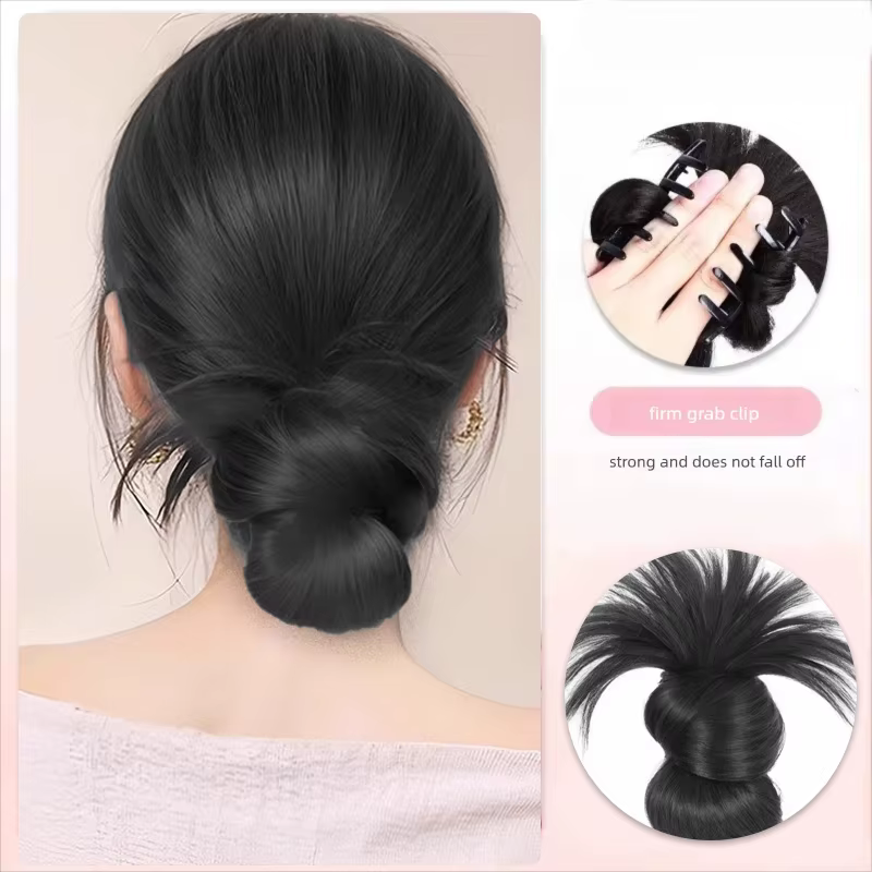 LUPU – pinces à cheveux synthétiques naturelles, chignon en désordre pour femmes, usage quotidien en