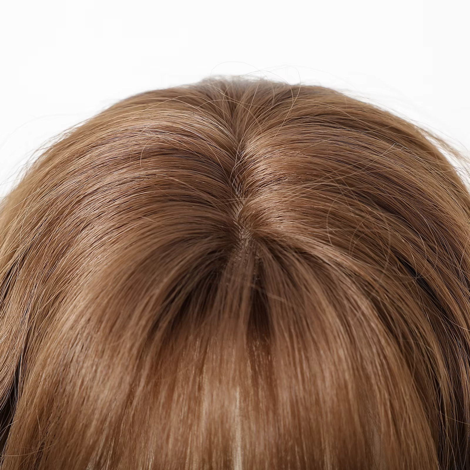 Perruques synthétiques marron miel, perruque courte ondulée pour femmes, faux cheveux naturels quoti