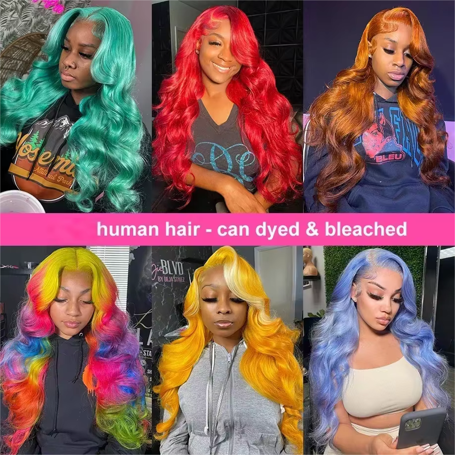 Perruques en cheveux humains avec dentelle 13x4 et 13x6, couleur blonde 613, ondulées, avec dentelle