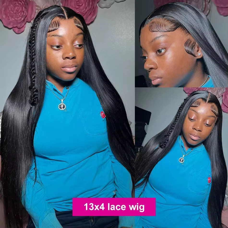 360 pleine dentelle avant perruques cheveux humains os droit 13x4 13x6 Hd dentelle frontale perruque