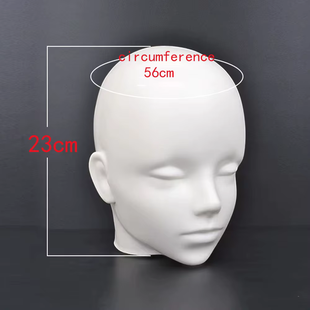 Tête de mannequin pour perruques, présentoir pour perruques, lunettes et chapeaux, support de présen