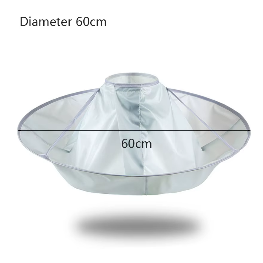 Cape de coupe de cheveux professionnelle pour barbier, parapluie pliable, imperméable, outil de coup