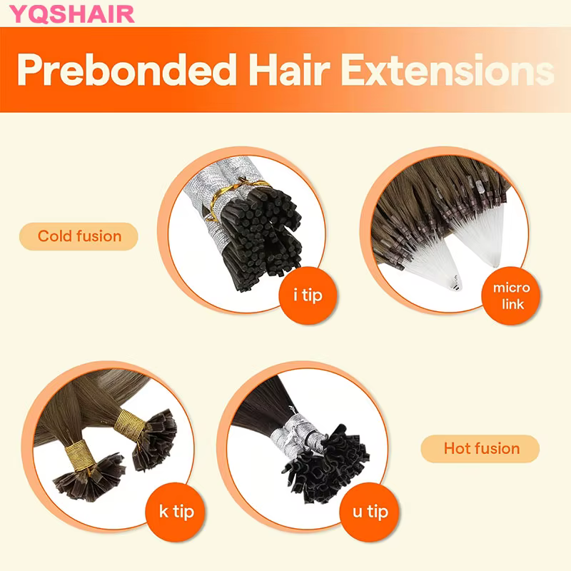 Extensions de cheveux pré-collées Micro Loop, 100% cheveux humains vierges Remy naturels, extensions