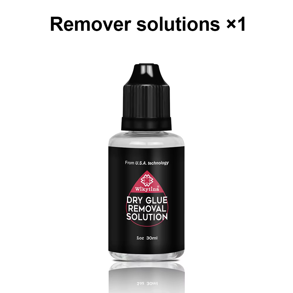 Kit de colle UV pour extensions capillaires, solution de retrait rapide pour colle sèche et extensio