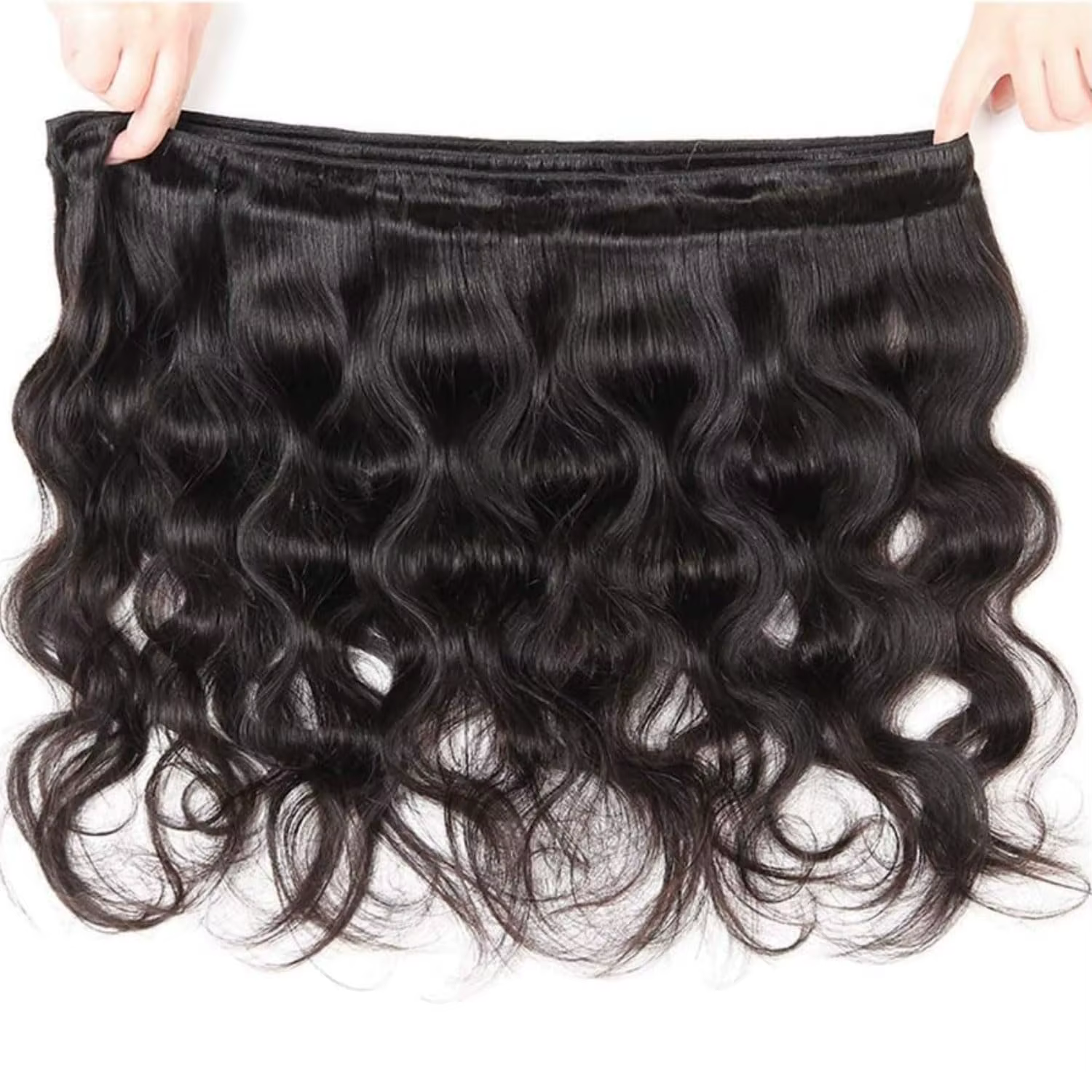 Paquets de vague de corps cheveux humains couleur noire naturelle paquet de vague de corps 30 32 34 