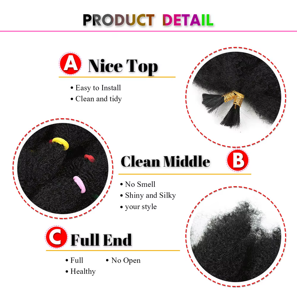 Afro crépus cheveux 12 pouces synthétique pré étiré Afro crépus torsion cheveux Afro tressage cheveu