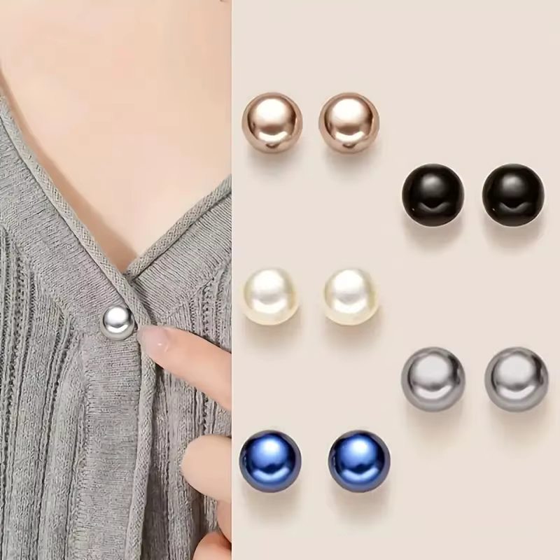 Épingles à boutons en perles, couvre-boutons de sécurité décoratifs pour chaussures, chapeaux, sacs,