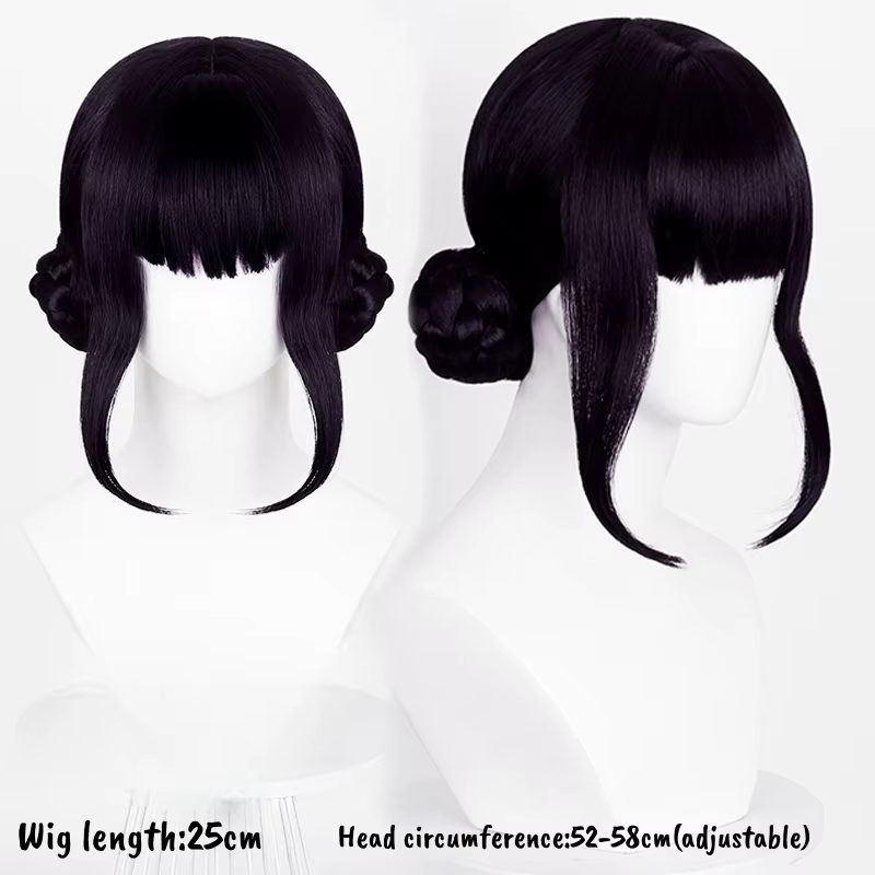 Film Kpop Anime Cosplay perruques violet noir rouge cheveux longs résistant à la chaleur perruques s