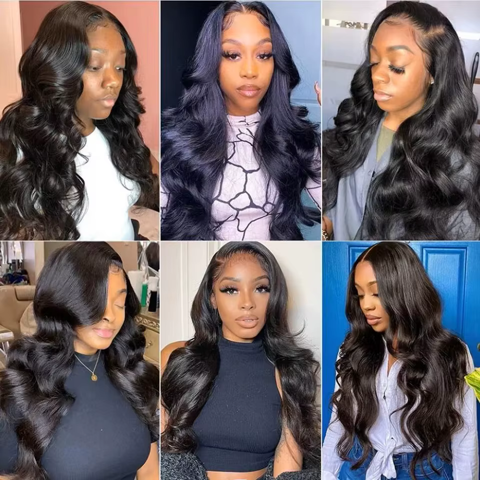 Extensions de cheveux humains Remy brésiliens ondulés naturels, 1/3/4 lots, 34 36 38 40 pouces